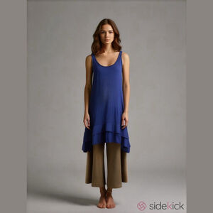 Lord & Taylor Women’s Petite Organic Cotton Summer Dress Size S – Purple, Lightw